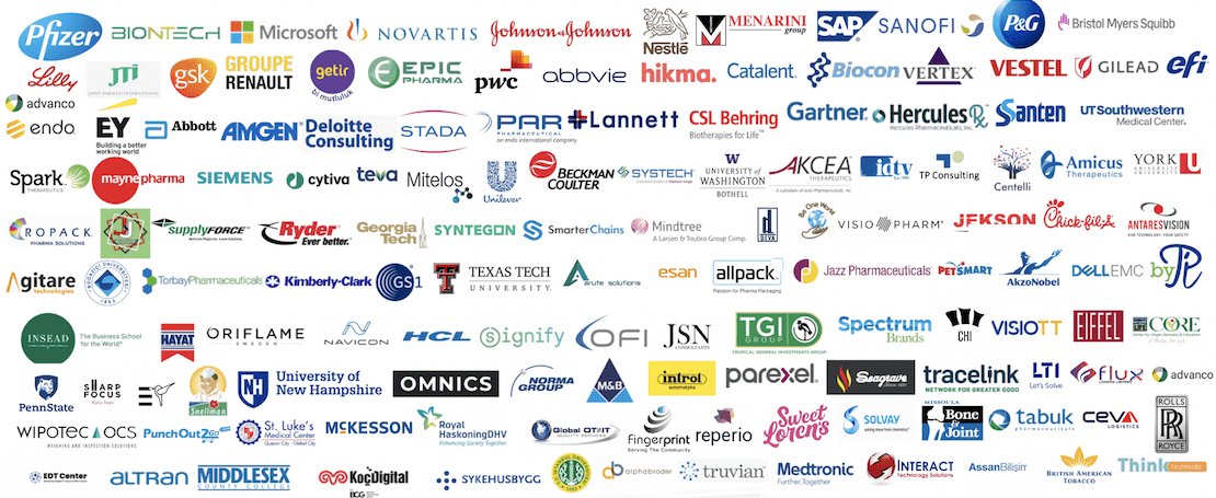 Organizations that participated in previous Digital Supply Chain Summit events