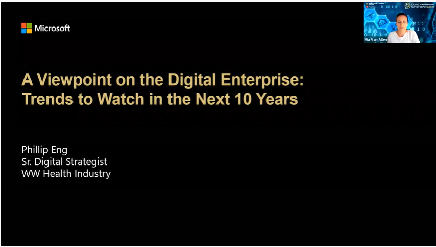 DSCS 2020 - 12112020 - A Viewpoint on Digital Enterprise: Trends to Watch in the Next 10 Years