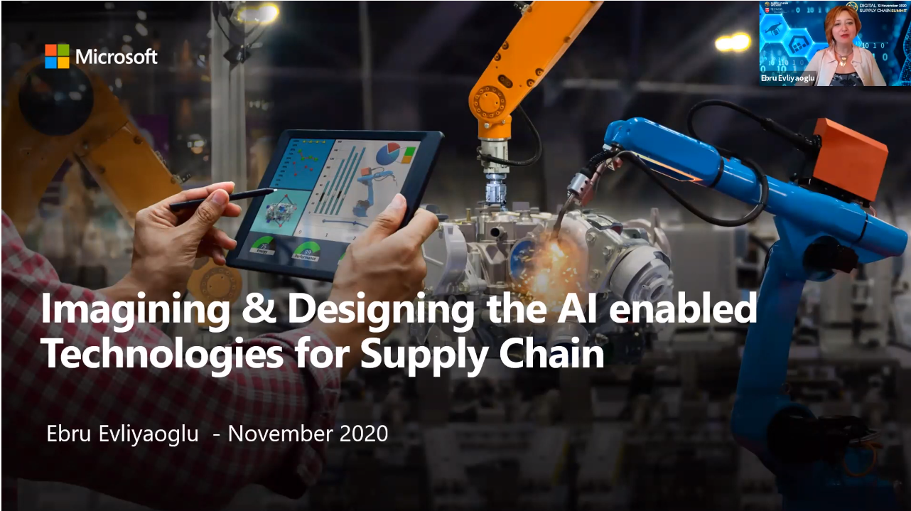 DSCS 2020 - 12 November 2020 - Imagining & Designing the AI-enabled Technologies for Supply Chain